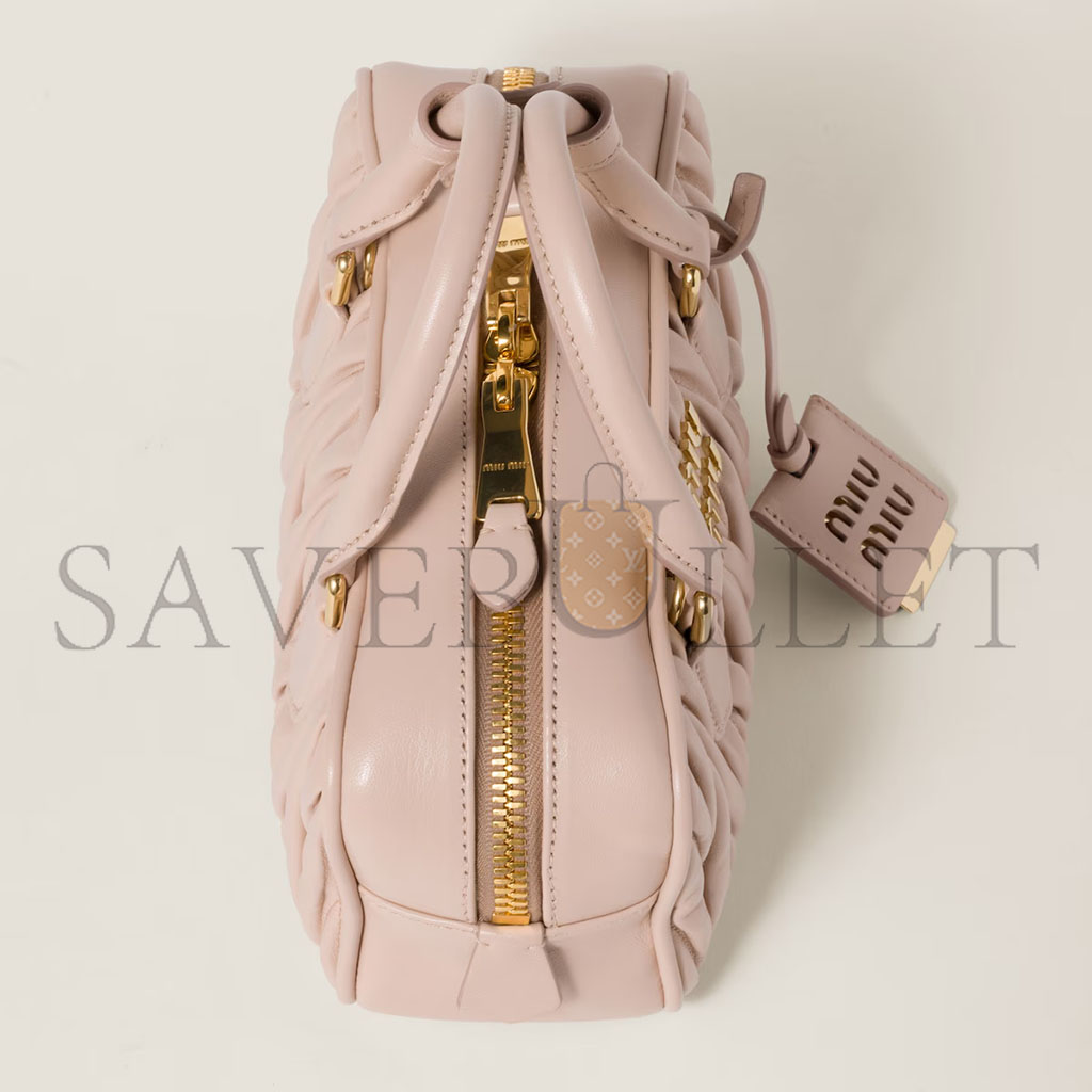 MIU MIU ARCADIE MATELASSÉ NAPPA LEATHER BAG 5BB142 (22*10.5*7.5cm) MIU MIU ARCADIE MATELASSÉ NAPPA LEATHER BAG 5BB142 (22*10.5*7.5cm)